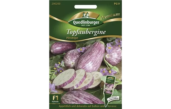 Auberginensamen 'Pinstripe F1'