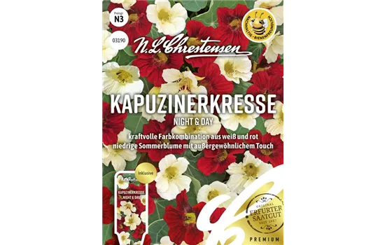 Kapuzinerkressesamen 'Night and Day'