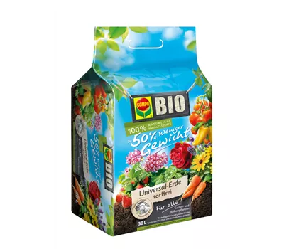 Compo BIO Universal-Erde torffrei 50 % Gewicht m. Schafwolle