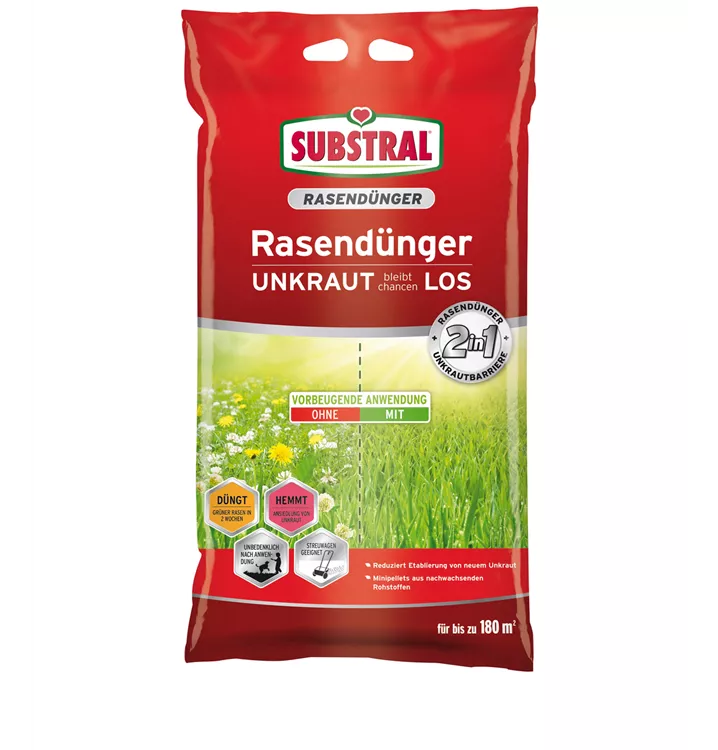 Substral 2in1 Rasendünger Unkraut bleibt chancenLOS