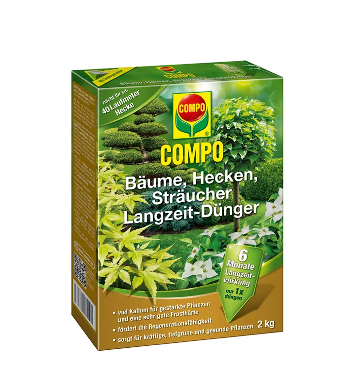 Compo Bäume, Hecken, Sträucher Langzeit-Dünger 