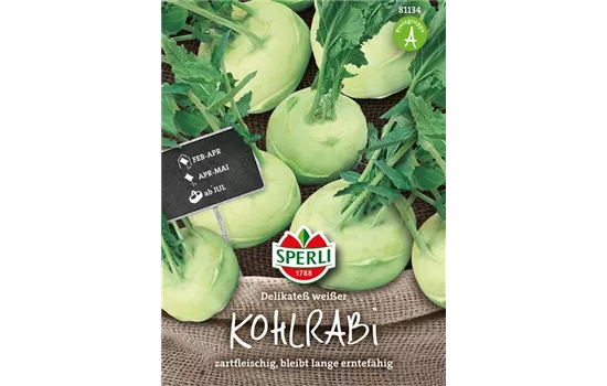 Kohlrabi 'Weißer Delikateß'