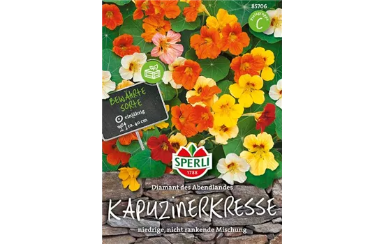 Kapuzinerkresse 'Diamant des Abendlandes'