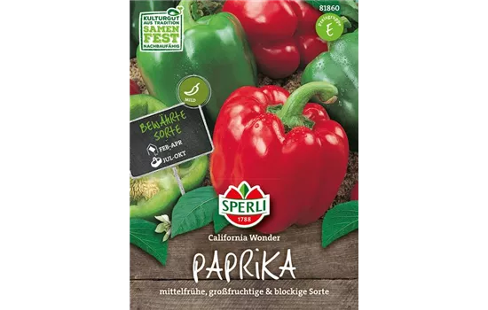 Paprika 'Californian Wonder'