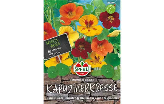 Kapuzinerkresse 'Rankender Roland'