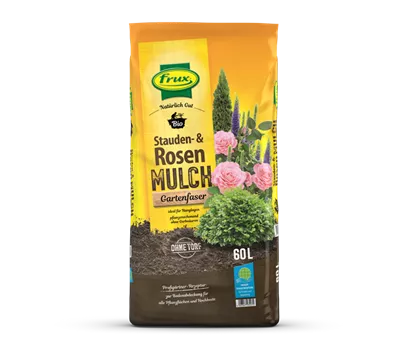 frux Bio Stauden- & Rosenmulch – Gartenfaser -torffrei-