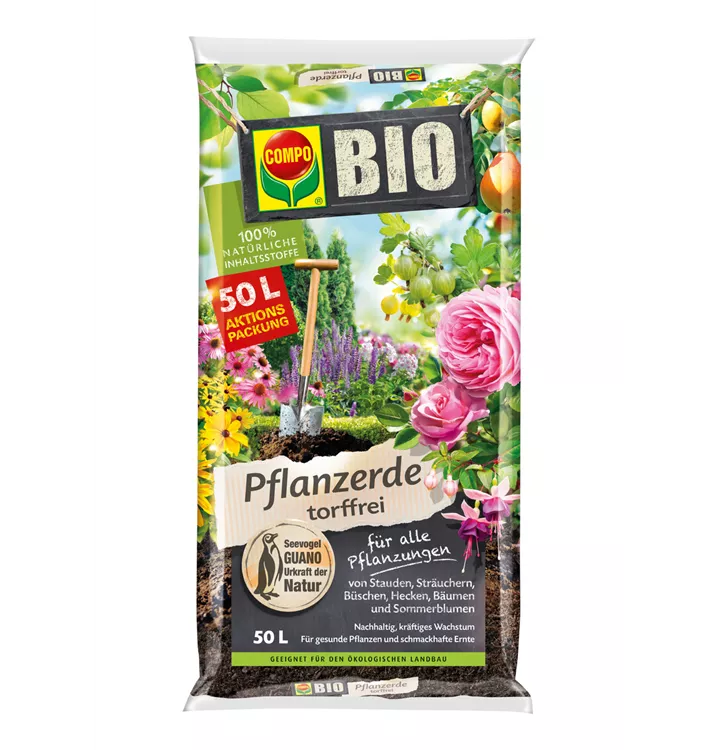 Compo BIO Pflanzerde torffrei 