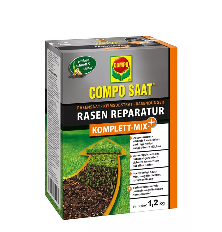 Compo SAAT Rasen-Reparatur Komplett Mix+ 