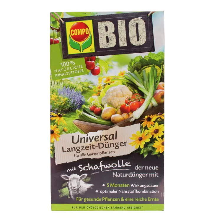 Compo BIO Universal Langzeit-Dünger mit Schafwolle 