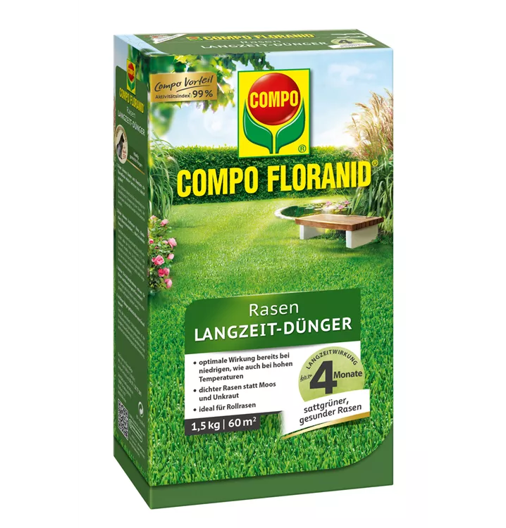 Compo FLORANID Rasen-Langzeitdünger 